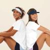 imageDALIX Heart Embroidered Visor Hat Adjustable Cotton Women ClassicWhite
