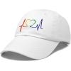 imageDALIX Heartbeat RN Nurse Hat EKG Baseball Cap Medical FitnessWhiterainbow