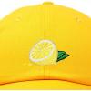 imageDALIX Lemon Hat Baseball CapGold