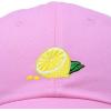 imageDALIX Lemon Hat Baseball CapLight Pink