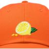 imageDALIX Lemon Hat Baseball CapOrange