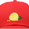 imageDALIX Lemon Hat Baseball CapRed
