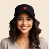 imageDALIX Pixel Heart Hat Womens Dad Hats Cotton Caps Embroidered ValentinesBlack