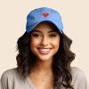 imageDALIX Pixel Heart Hat Womens Dad Hats Cotton Caps Embroidered ValentinesLight Blue