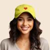 imageDALIX Pixel Heart Hat Womens Dad Hats Cotton Caps Embroidered ValentinesMinion Yellow