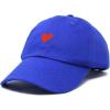 imageDALIX Pixel Heart Hat Womens Dad Hats Cotton Caps Embroidered ValentinesRoyal Blue
