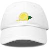 imageDALIX Lemon Hat Baseball CapWhite