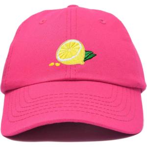 imageDALIX Lemon Hat Baseball CapHot Pink