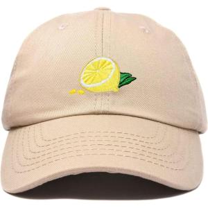 imageDALIX Lemon Hat Baseball CapKhaki