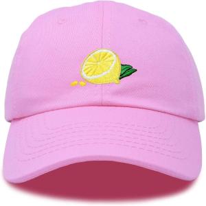 imageDALIX Lemon Hat Baseball CapLight Pink