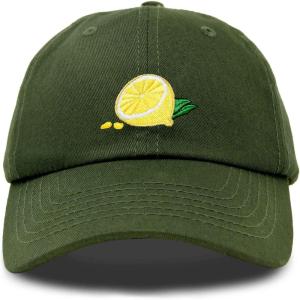 imageDALIX Lemon Hat Baseball CapOlive