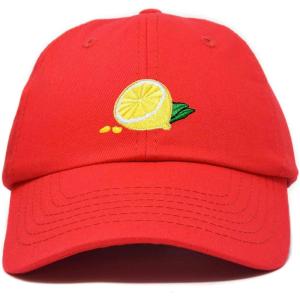 imageDALIX Lemon Hat Baseball CapRed