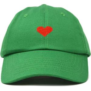 imageDALIX Pixel Heart Hat Womens Dad Hats Cotton Caps Embroidered ValentinesKelly Green