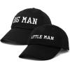 imageDALIX Big Man Little Man Hat Father Son Matching Cap Fun GiftsBlack