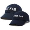 imageDALIX Big Man Little Man Hat Father Son Matching Cap Fun GiftsNavy Blue