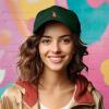 imageDALIX Capybara Cap Embroidered Dad Baseball Hat Cotton Adjustable WomensDark Green