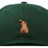 imageDALIX Capybara Cap Embroidered Dad Baseball Hat Cotton Adjustable WomensDark Green