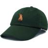 imageDALIX Capybara Cap Embroidered Dad Baseball Hat Cotton Adjustable WomensDark Green