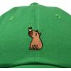 imageDALIX Capybara Cap Embroidered Dad Baseball Hat Cotton Adjustable WomensKelly Green