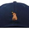 imageDALIX Capybara Cap Embroidered Dad Baseball Hat Cotton Adjustable WomensNavy Blue