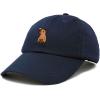 imageDALIX Capybara Cap Embroidered Dad Baseball Hat Cotton Adjustable WomensNavy Blue