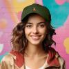 imageDALIX Capybara Cap Embroidered Dad Baseball Hat Cotton Adjustable WomensOlive