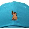 imageDALIX Capybara Cap Embroidered Dad Baseball Hat Cotton Adjustable WomensTeal