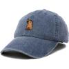 imageDALIX Capybara Cap Embroidered Dad Baseball Hat Cotton Adjustable WomensWashed Navy Blue