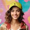 imageDALIX Capybara Cap Embroidered Dad Baseball Hat Cotton Adjustable WomensYellow