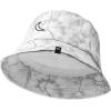 imageDALIX Embroidered Moon Tie Dye Cotton Outdoor Summer Bucket Hat in GrayGray