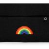 imageDALIX Embroidered Rainbow Beanie Cap Cuffed Knit Hat Women MenBlack