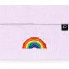 imageDALIX Embroidered Rainbow Beanie Cap Cuffed Knit Hat Women MenLavender