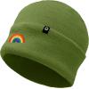 imageDALIX Embroidered Rainbow Beanie Cap Cuffed Knit Hat Women MenOlive