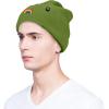 imageDALIX Embroidered Rainbow Beanie Cap Cuffed Knit Hat Women MenOlive