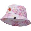 imageDALIX Embroidered Strawberry Tie Dye Cotton Outdoor Summer Bucket Hat in PinkPink