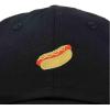 imageDALIX Hot Dog Hat Embroidered Mens Womens Baseball CapBlack