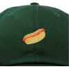 imageDALIX Hot Dog Hat Embroidered Mens Womens Baseball CapDark Green