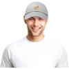 imageDALIX Hot Dog Hat Embroidered Mens Womens Baseball CapGray