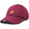imageDALIX Hot Dog Hat Embroidered Mens Womens Baseball CapMaroon