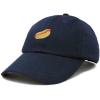imageDALIX Hot Dog Hat Embroidered Mens Womens Baseball CapNavy Blue