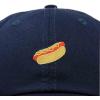 imageDALIX Hot Dog Hat Embroidered Mens Womens Baseball CapNavy Blue
