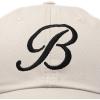 imageDALIX Initial Hat Letter B Womens Baseball Cap Monogram Cursive EmbroideredBeige