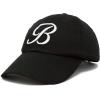 imageDALIX Initial Hat Letter B Womens Baseball Cap Monogram Cursive EmbroideredBlack
