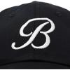 imageDALIX Initial Hat Letter B Womens Baseball Cap Monogram Cursive EmbroideredBlack