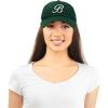 imageDALIX Initial Hat Letter B Womens Baseball Cap Monogram Cursive EmbroideredDark Green