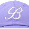 imageDALIX Initial Hat Letter B Womens Baseball Cap Monogram Cursive EmbroideredLavender