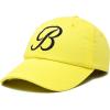 imageDALIX Initial Hat Letter B Womens Baseball Cap Monogram Cursive EmbroideredMinion Yellow