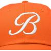 imageDALIX Initial Hat Letter B Womens Baseball Cap Monogram Cursive EmbroideredOrange