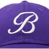 imageDALIX Initial Hat Letter B Womens Baseball Cap Monogram Cursive EmbroideredPurple