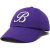 imageDALIX Initial Hat Letter B Womens Baseball Cap Monogram Cursive EmbroideredPurple